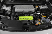 Perrin Performance PERRIN 22-26 Subaru WRX Pulley Cover - Neon Yellow (SHORT - For Use w/PERRIN AOS)