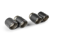Akrapovic 2024+ BMW M5 (G90,G99) Round Carbon Fiber Tail Pipe Set