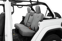 Bestop 18-23 Jeep Wrangler JL 4-Door Exc. 4Xe Rear W/O Fold Down Arm Rest Seat Covers (Charcoal)