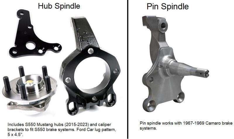 Ridetech 61-65 Ford Falcon Complete TruTurn Suspension Package w/ Pin Spindles