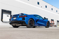 CORSA Performance Corsa 20-25 Corvette C8 3in Valved Cat-Back 4.5in Blk Quad Tips Fits Factory Perf Exhaust DeletesAFM