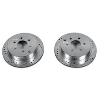 PowerStop Power Stop 05-19 Nissan Frontier Rear Evolution Drilled & Slotted Rotors - Pair