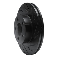 R1 Concepts R1 01-11 Ford Explorer Sport Front Right Drilled & Slotted Black Brake Rotor