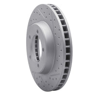 R1 Concepts R1 67-70 Chevrolet Caprice Front Right Drilled & Slotted Geo-Carbon Rotor