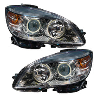ORACLE Lighting Oracle 08-11 Mercedes Benz C-Class Pre-Assem. Headlights Chrome Housing- w/2.0 Controller