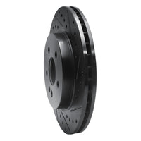 R1 Concepts R1 98-05 Mercedes-Benz ML430 Front Right Drilled & Slotted Black Brake Rotor