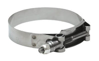 Vibrant SS T-Bolt Clamps Pack of 2 Size Range: 5.30in to 5.60in O.D. For use with 5in I.D. couplers