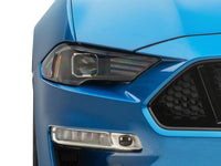 Raxiom 18-23 Ford Mustang GT EcoBoost LED Projector Headlights- Black Housing (Clear Lens)
