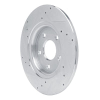 R1 Concepts R1 12-20 Chrysler Town & Country Rear Right Drilled & Slotted Silver Brake Rotor