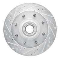 R1 Concepts R1 01-02 Chevrolet Express 3500 Front Left Drilled & Slotted Silver Brake Rotor
