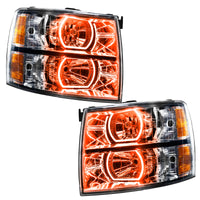 ORACLE Lighting Oracle 07-13 Chevrolet Silverado SMD HL - Square Style - ColorSHIFT w/o Controller