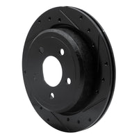 R1 Concepts R1 03-11 Ford Crown Victoria Rear Right Drilled & Slotted Black Brake Rotor