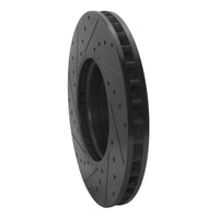 R1 Concepts R1 19-26 Mercedes-Benz A220 Front Right Drilled & Slotted Black Brake Rotor