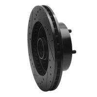 R1 Concepts R1 67-74 Buick GS Front Right Drilled & Slotted Black Brake Rotor