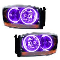 ORACLE Lighting Oracle 06 Dodge Ram SMD HL - Black - ColorSHIFT w/ BC1 Controller