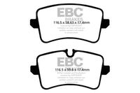 EBC 11-17 Audi A8 Quattro 6.3L Bluestuff Rear Brake Pads