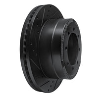 R1 Concepts R1 11-22 Ford F-350 Super Duty 2WD Rear Left Drilled & Slotted Black Brake Rotor