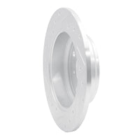 R1 Concepts R1 87-90 Acura Legend Rear Right Drilled & Slotted Silver Brake Rotor