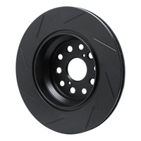 R1 Concepts R1 07-21 Lexus LS460 Rear Right Slotted Black Brake Rotor