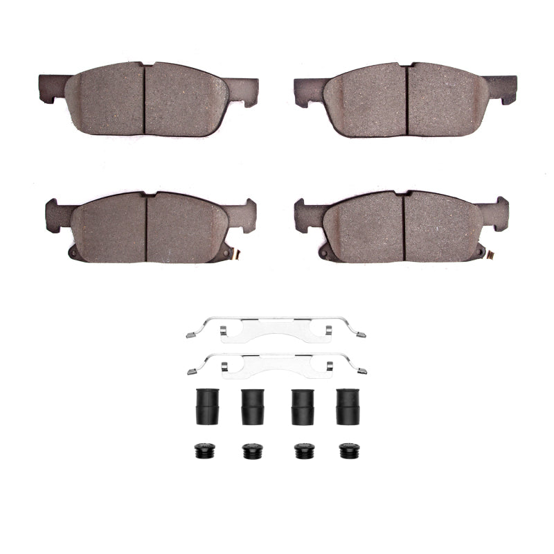 R1 Concepts R1 17-20 Ford Fusion Front Ceramic Brake Pads & Hardware Kit
