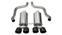 CORSA Performance Corsa 2005-2007 Chevrolet Corvette C6 6.0L V8 Black Xtreme Axle-Back Exhaust