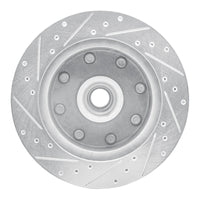 R1 Concepts R1 78-97 Dodge B200 / B200 Van / B250 Front Right Drilled & Slotted Silver Brake Rotor
