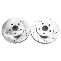 PowerStop Power Stop 16-19 Toyota Prius Front Evolution Drilled & Slotted Rotors - Pair