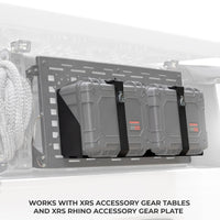 Go Rhino XVenture Gear Hard Case Mount Extra Large 25in. (Mount ONLY for XRS/SRM Racks) - Tex. Blk