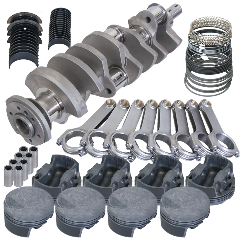 Eagle Chevy 454 4.250in Crank 6.385in H-Beam -3cc Flat Top 4.320in Pistons Balanced Assembly
