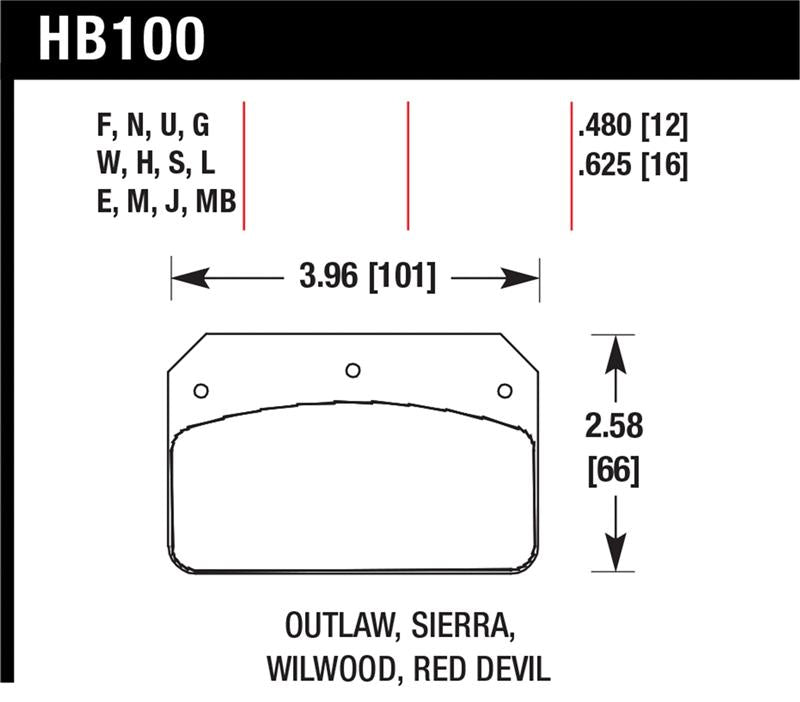 Hawk Performance Hawk Wilwood Dynalite Caliper Blue 9012 Brake Pads