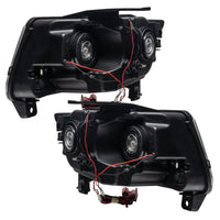 ORACLE Lighting Oracle 11-13 Jeep Grand Cherokee SMD HL (Non-HID) - Chrome - ColorSHIFT w/ 2.0 Controller