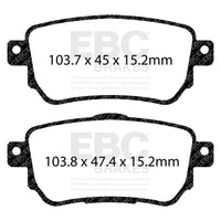 EBC 2021+ Nissan Rogue Sport 2.0L Greenstuff Rear Brake Pads
