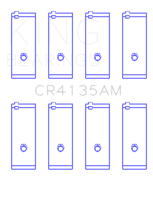 King Engine Bearings 85-01 Toyota 5SFE L4 DOHC 16 Valves (Size +1.0) Rod Bearing Set
