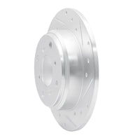 R1 Concepts R1 87-90 Acura Legend Rear Right Drilled & Slotted Silver Brake Rotor