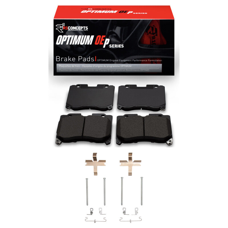 R1 Concepts R1 1993-1998 Toyota Supra Front R1 Optimum OE Pads & Hardware Kit