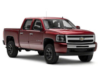 Raxiom 07-13 Chevrolet Silverado 1500 Axial Series Headlights w/ LED Bar- Black Housing (Clear Lens)