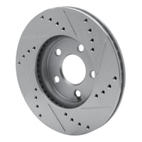 R1 Concepts R1 00-05 Chrysler Neon Front Left Drilled & Slotted Silver Brake Rotor