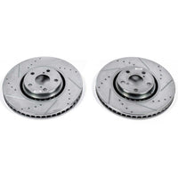 PowerStop Power Stop 07-11 Lexus GS350 Front Evolution Drilled & Slotted Rotors - Pair