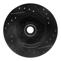 R1 Concepts R1 98-02 Ford Ranger (USA/Canada) Front Left Drilled & Slotted Black Brake Rotor