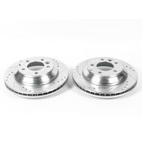 PowerStop Power Stop 07-15 Audi Q7 Rear Evolution Drilled & Slotted Rotors - Pair