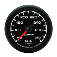 Autometer ES 52.4mm 140-280 Degree F Oil Temperature Gauge
