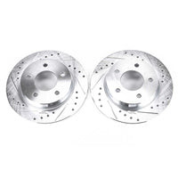 PowerStop Power Stop 04-13 Mazda 3 Rear Evolution Drilled & Slotted Rotors - Pair