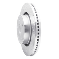 R1 Concepts R1 04-06 Dodge Ram 1500 Pickup Front Left Drilled & Slotted Silver Brake Rotor