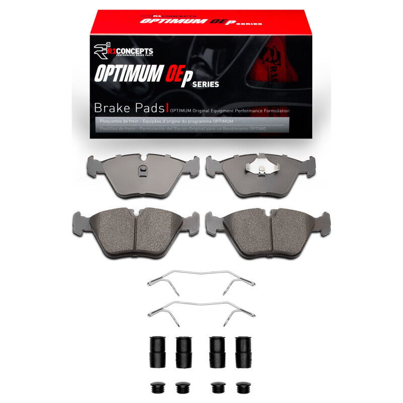 R1 Concepts R1 1989-2006 Audi 200 Front R1 Optimum OE Pads & Hardware Kit