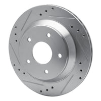 R1 Concepts R1 1985-1992 Chevrolet Camaro Rear Left Drilled & Slotted Silver Brake Rotor