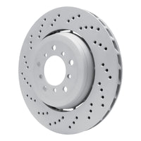 DFC 06-08 BMW Z4 Left Front Drilled Hi-Carbon Alloy Geomet Coated Rotor