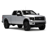 Raxiom 09-14 Ford F-150 Super White LED Halo Projector Headlights- Black Housing (Clear Lens)