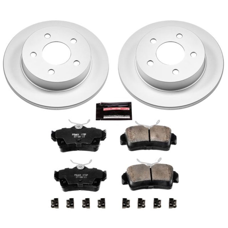 PowerStop Power Stop 94-04 Ford Mustang Rear Z17 Evolution Geomet Coated Brake Kit