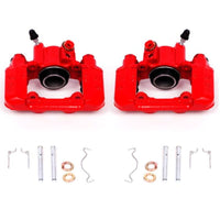 PowerStop Power Stop 03-06 Pontiac Vibe Rear Red Calipers w/o Brackets - Pair