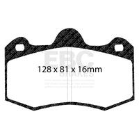 EBC Racing 10-16 Lotus Evora 3.5L RP-X Front Brake Pads
